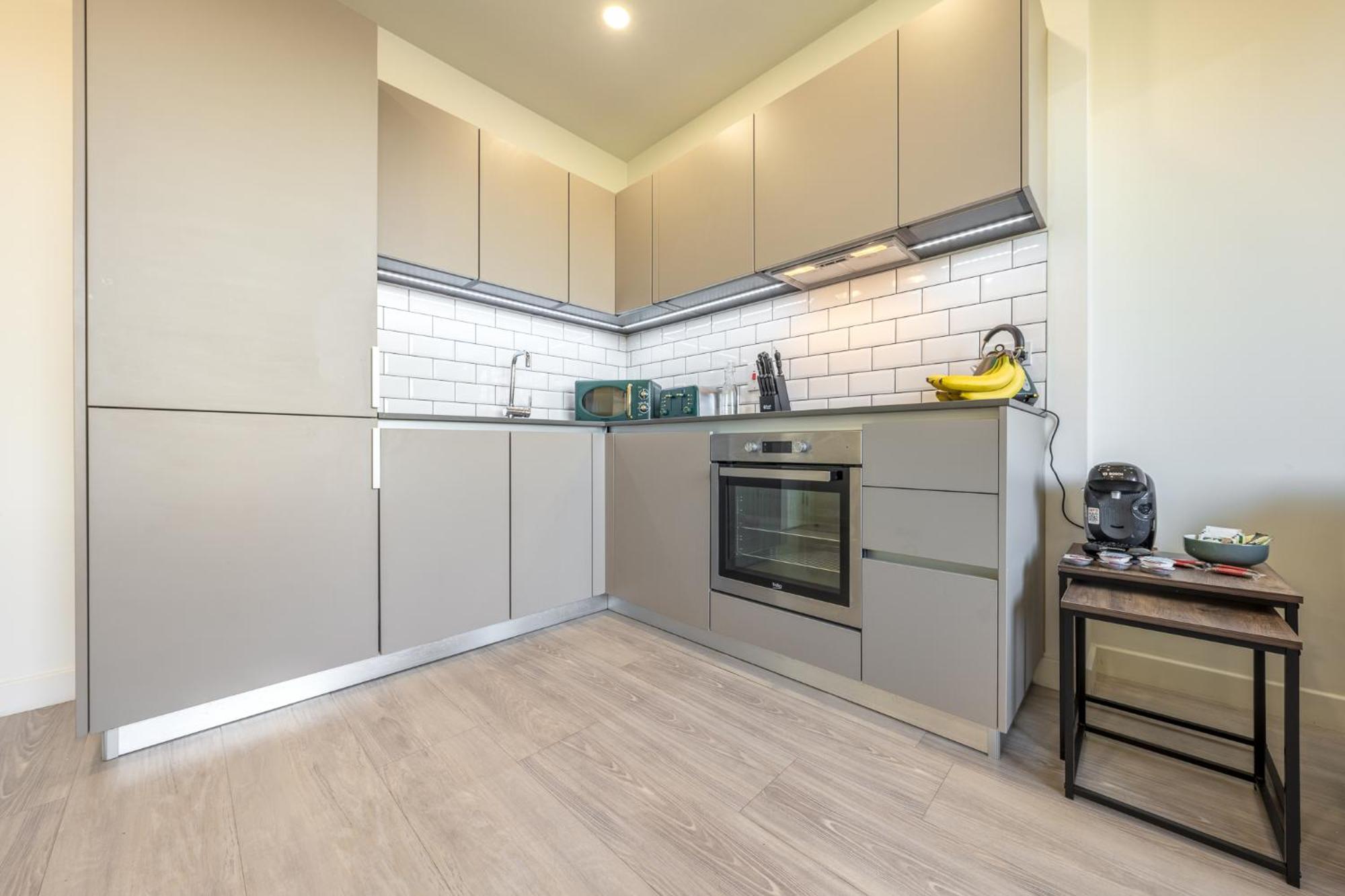 Luxury 1 Bedroom Serviced Apartment With Roof Terrace & Gym Stevenage Luaran gambar