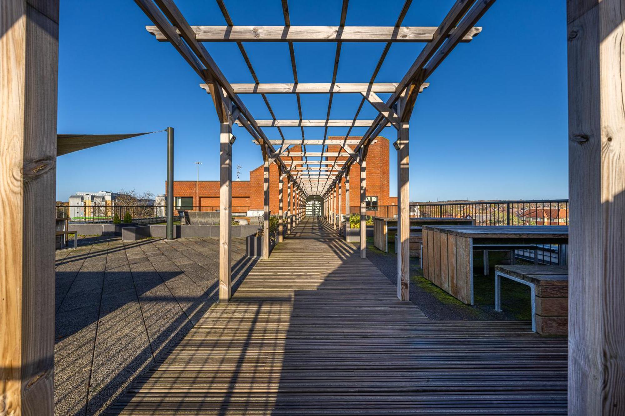 Luxury 1 Bedroom Serviced Apartment With Roof Terrace & Gym Stevenage Luaran gambar